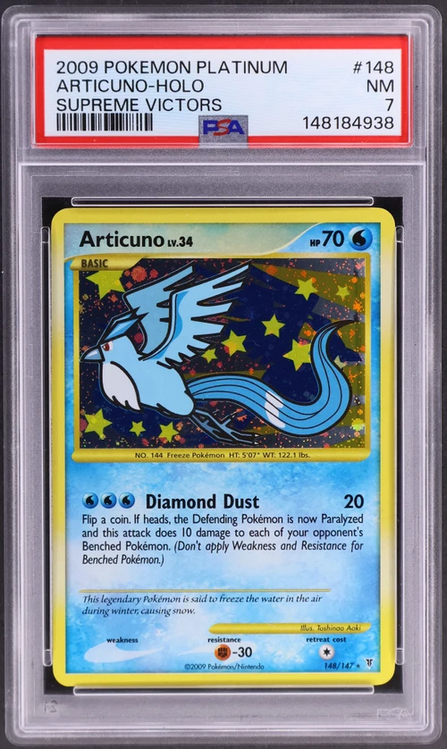 2009 Pokemon Platinum Supreme Victors #148 Articuno-Holo