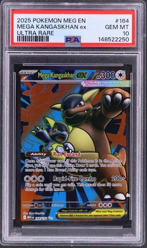 2025 Pokemon Meg En-Mega Evolution #164 Mega Kangaskhan Ex Ultra Rare