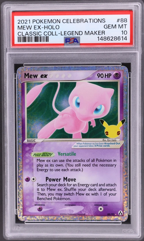 2021 Pokemon Celebrations Classic Collection #88 Mew Ex-Holo