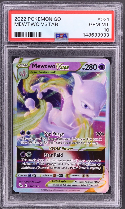 2022 Pokemon Go #031 Mewtwo Vstar