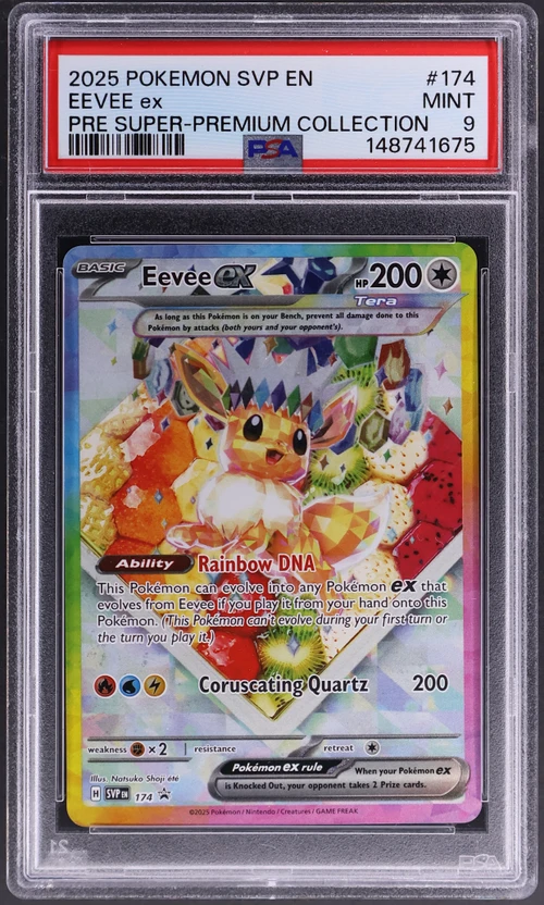 2025 Pokemon Svp En-Sv Black Star Promo #174 Eevee Ex Prismatic Evolutions Super-Premium Collection