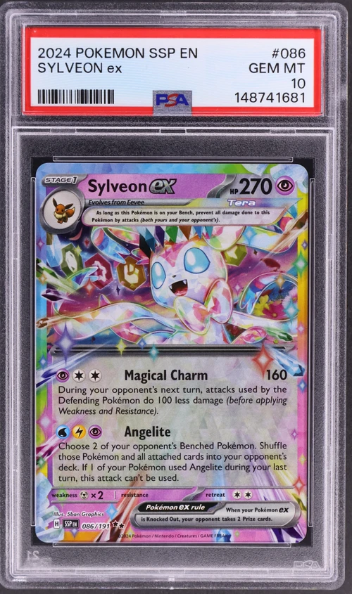 2024 Pokemon Ssp En-Surging Sparks #086 Sylveon Ex