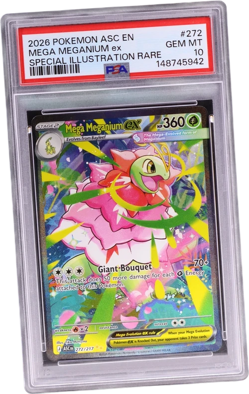 2026 Pokemon Asc En-Ascended Heroes #272 Mega Meganium Ex Special Illustration Rare