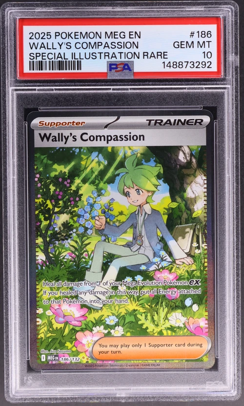 2025 Pokemon Meg En-Mega Evolution #186 Wally's Compassion Special Illustration Rare