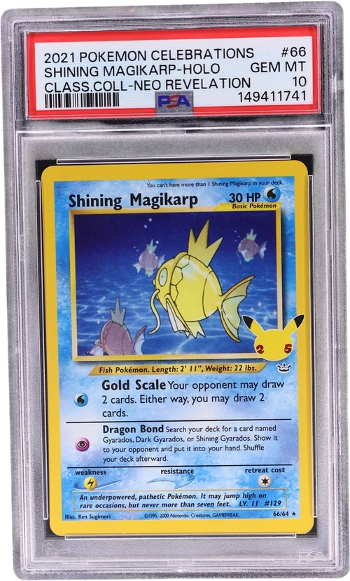 2021 Pokemon Celebrations Classic Collection #66 Shining Magikarp-Holo