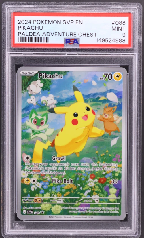 2024 Pokemon Svp En-Sv Black Star Promo #088 Pikachu Paldea Adventure Chest