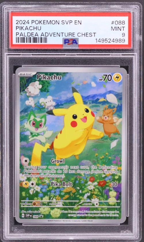 2024 Pokemon Svp En-Sv Black Star Promo #088 Pikachu Paldea Adventure Chest