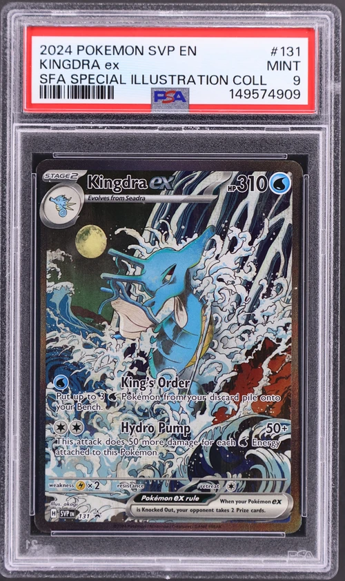 2024 Pokemon Svp En-Sv Black Star Promo #131 Kingdra Ex Shrouded Fable Special Illustration Collection