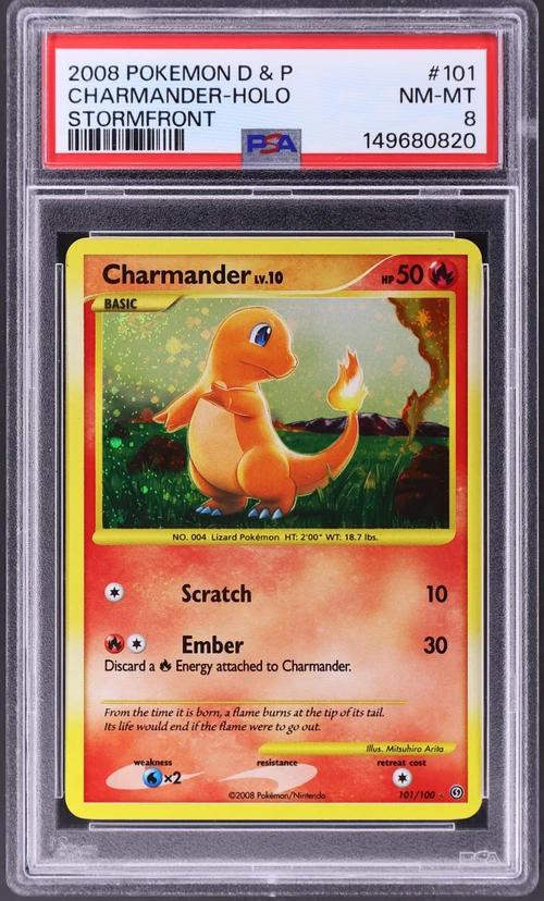 2008 Pokemon Diamond & Pearl Stormfront #101 Charmander-Holo