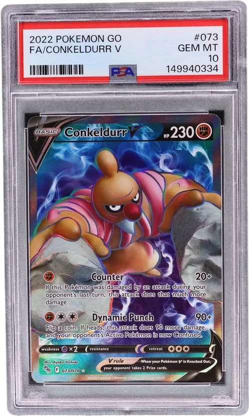 2022 Pokemon Go #073 Full Art / Conkeldurr V