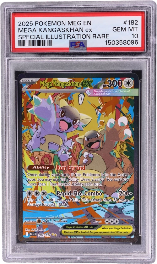 2025 Pokemon Meg En-Mega Evolution #182 Mega Kangaskhan Ex Special Illustration Rare