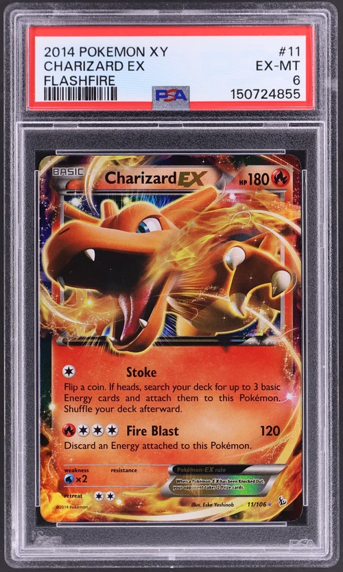 2014 Pokemon Xy Flashfire #11 Charizard Ex