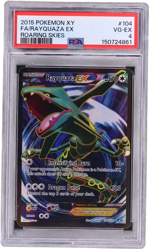 2015 Pokemon Xy Roaring Skies #104 Full Art / Rayquaza Ex