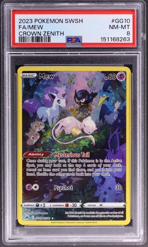 2023 Pokemon Sword and Shield Crown Zenith #GG10 Full Art / Mew
