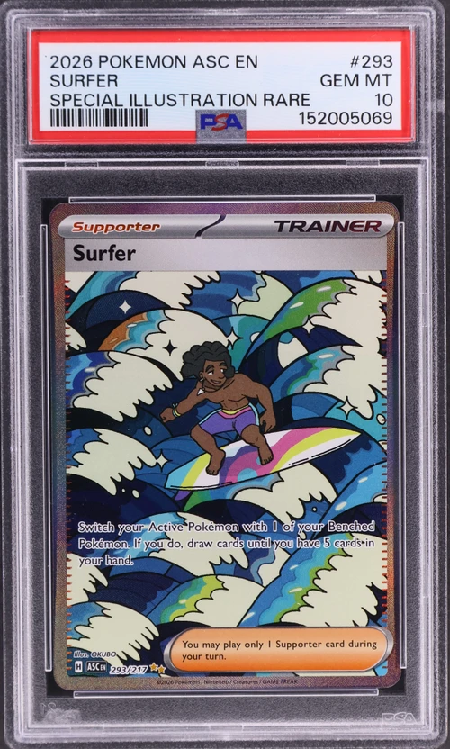 2026 Pokemon Asc En-Ascended Heroes #293 Surfer Special Illustration Rare