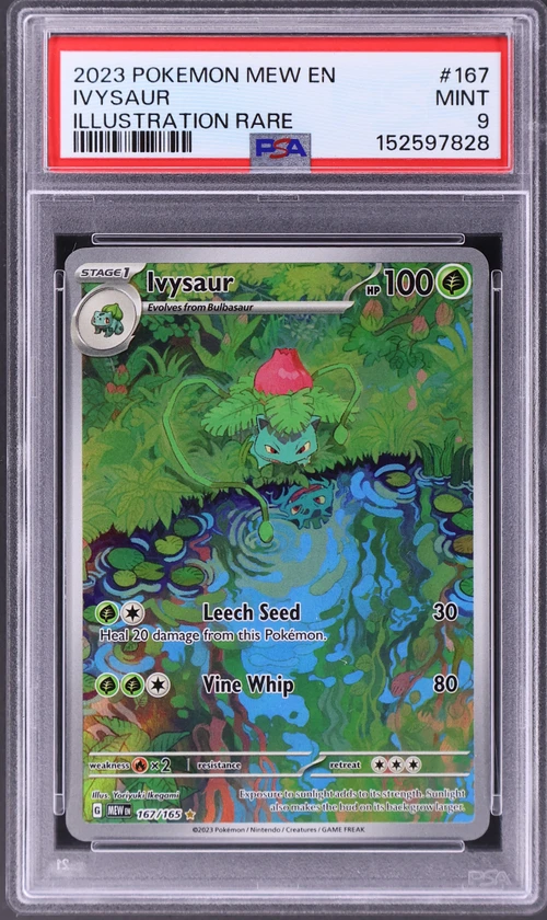 2023 Pokemon Mew En-151 #167 Ivysaur Illustration Rare