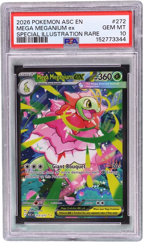 2026 Pokemon Asc En-Ascended Heroes #272 Mega Meganium Ex Special Illustration Rare