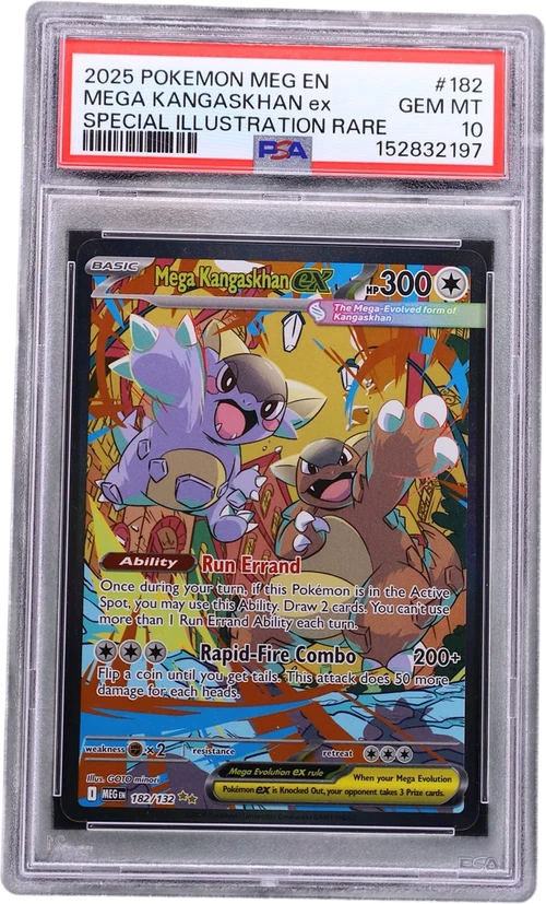 2025 Pokemon Meg En-Mega Evolution #182 Mega Kangaskhan Ex Special Illustration Rare