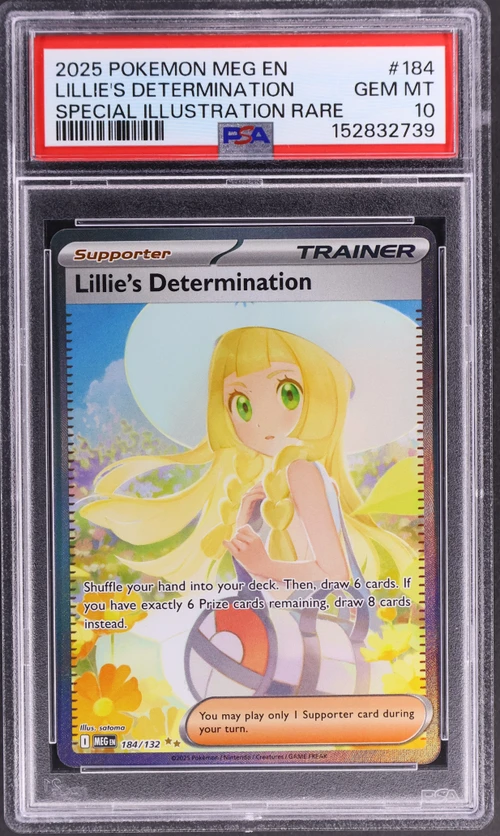 2025 Pokemon Meg En-Mega Evolution #184 Lillie's Determination Special Illustration Rare