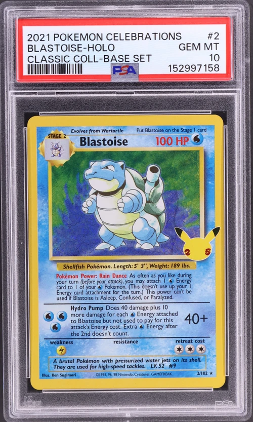 2021 Pokemon Celebrations Classic Collection #2 Blastoise-Holo