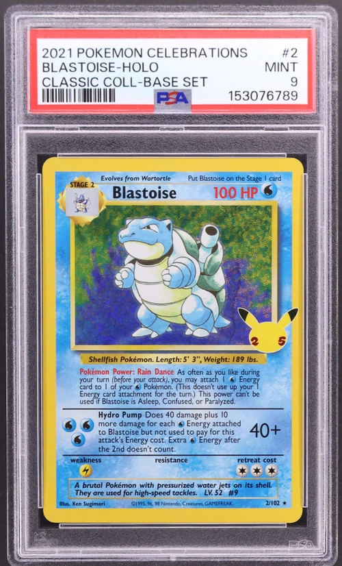 2021 Pokemon Celebrations Classic Collection #2 Blastoise-Holo