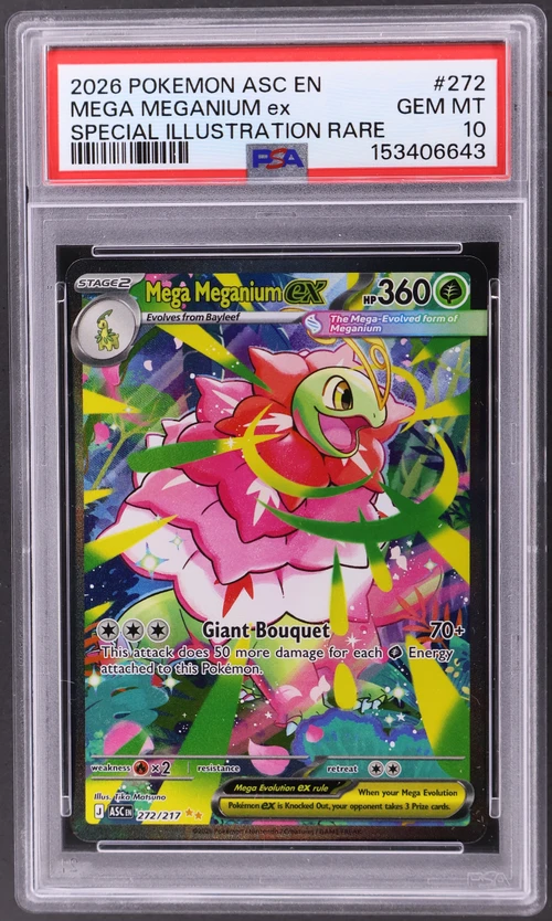 2026 Pokemon Asc En-Ascended Heroes #272 Mega Meganium Ex Special Illustration Rare