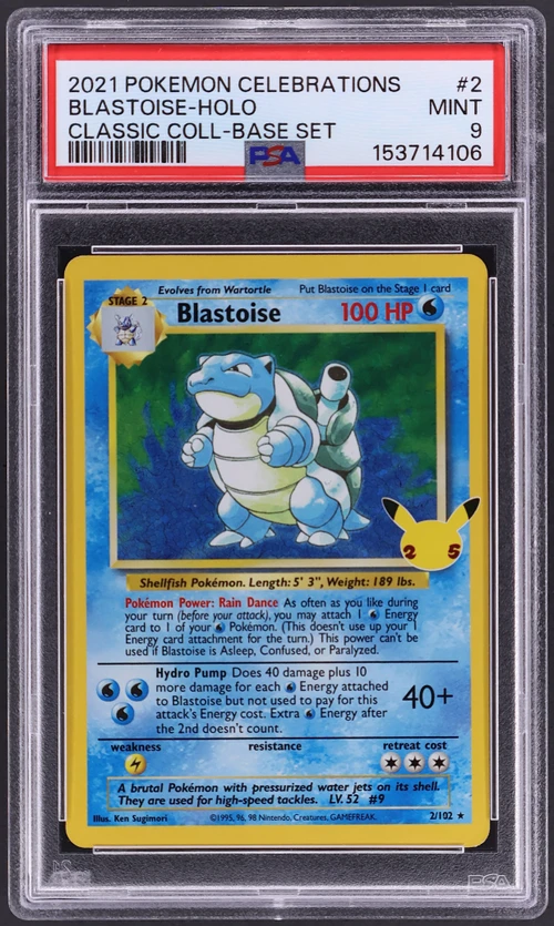 2021 Pokemon Celebrations Classic Collection #2 Blastoise-Holo