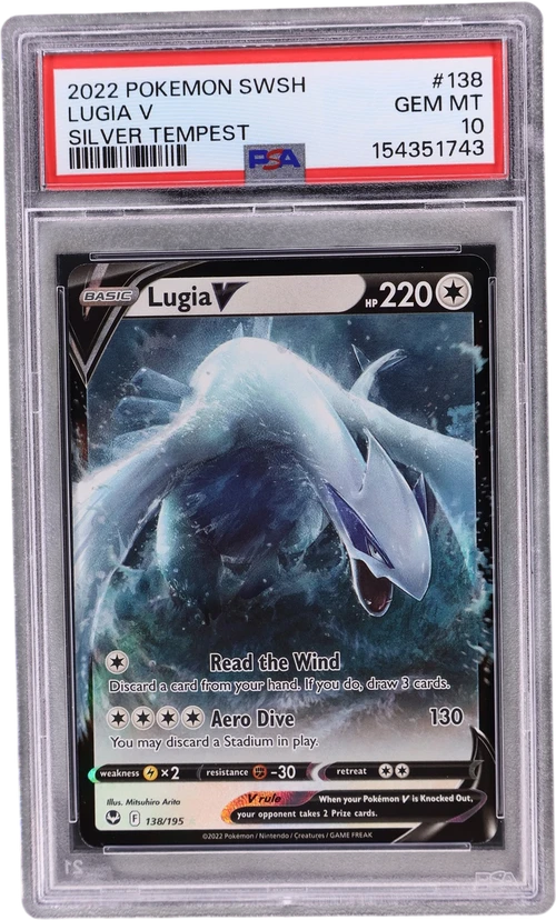 2022 Pokemon Sword & Shield Silver Tempest #138 Lugia V