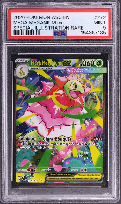 2026 Pokemon Asc En-Ascended Heroes #272 Mega Meganium Ex Special Illustration Rare