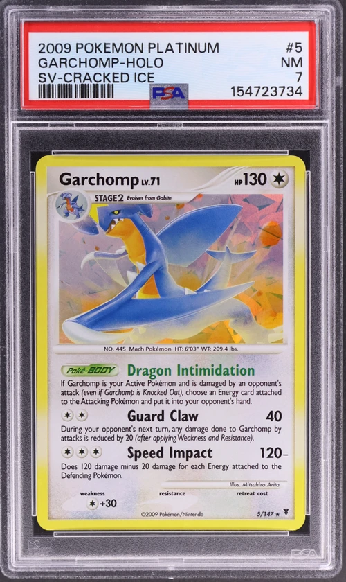 2009 Pokemon Platinum Supreme Victors #5 Garchomp-Holo Cracked Ice