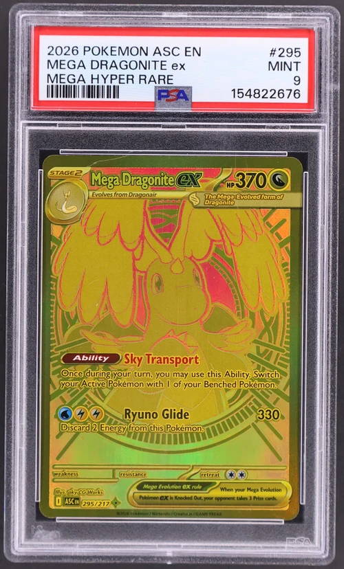 2026 Pokemon Asc En-Ascended Heroes #295 Mega Dragonite Ex Mega Hyper Rare