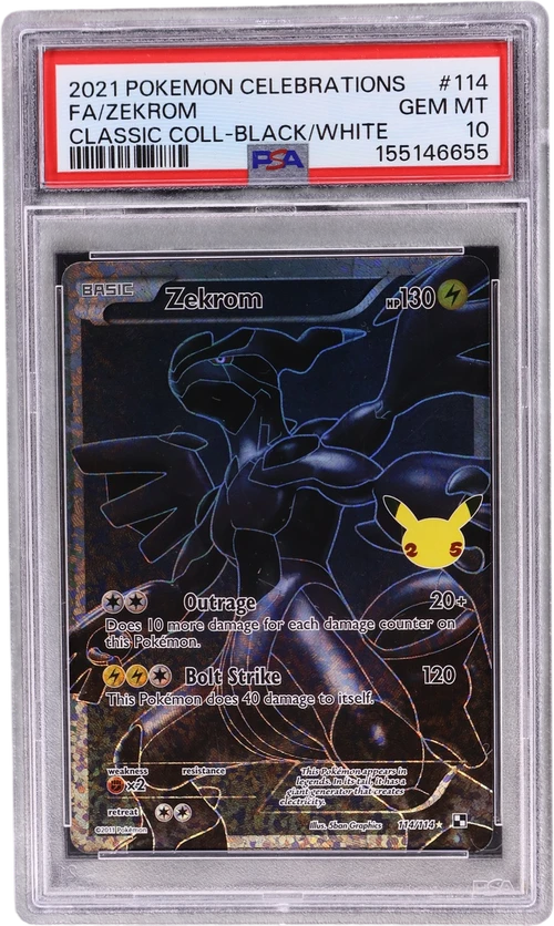 2021 Pokemon Celebrations Classic Collection #114 Full Art / Zekrom