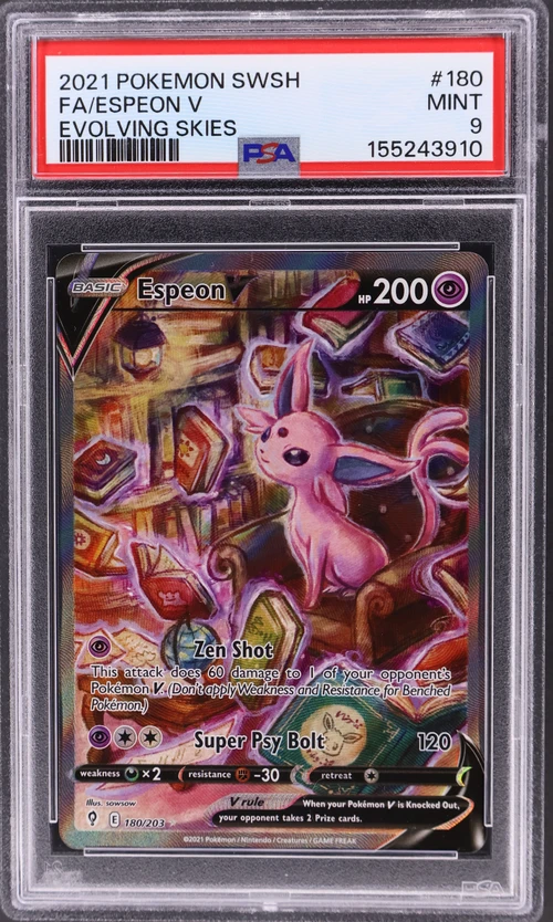 2021 Pokemon Sword & Shield Evolving Skies #180 Full Art / Espeon V