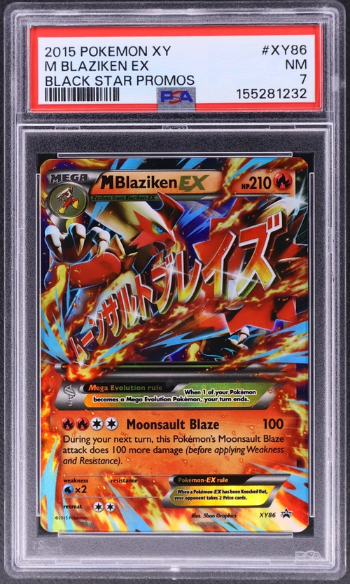 2015 Pokemon Xy Black Star Promos #XY86 M Blaziken Ex