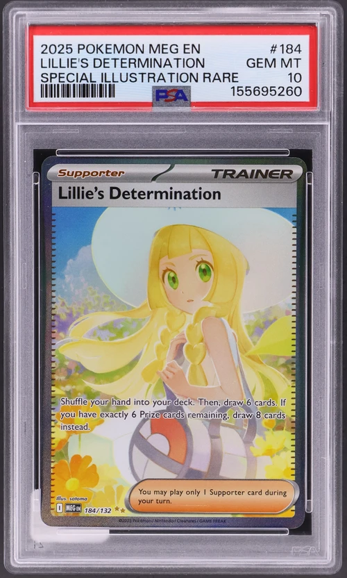 2025 Pokemon Meg En-Mega Evolution #184 Lillie's Determination Special Illustration Rare