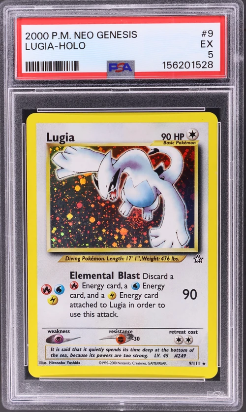 2000 Pokemon Neo Genesis #9 Lugia-Holo
