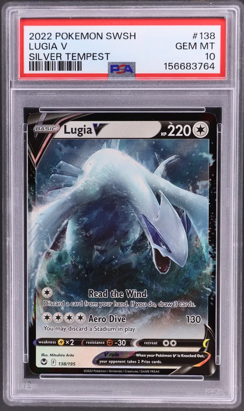 2022 Pokemon Sword & Shield Silver Tempest #138 Lugia V