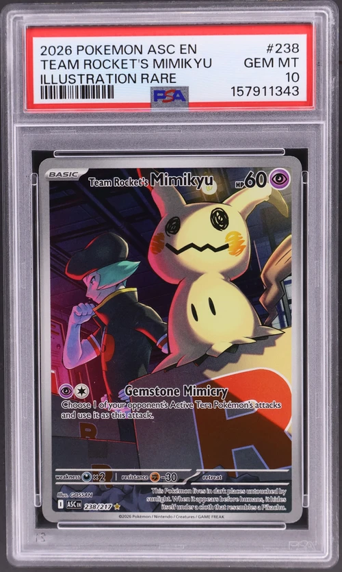 2026 Pokemon Asc En-Ascended Heroes #238 Team Rocket's Mimikyu Illustration Rare