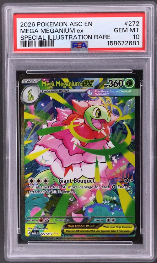 2026 Pokemon Asc En-Ascended Heroes #272 Mega Meganium Ex Special Illustration Rare