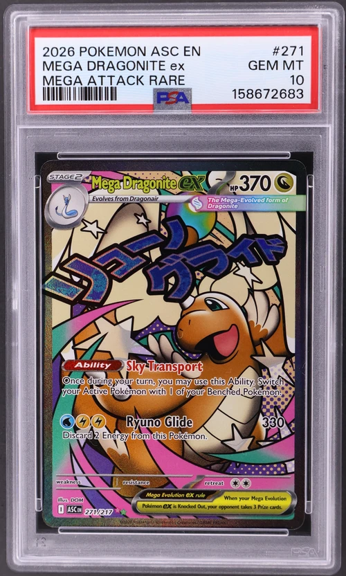 2026 Pokemon Asc En-Ascended Heroes #271 Mega Dragonite Ex Mega Attack Rare