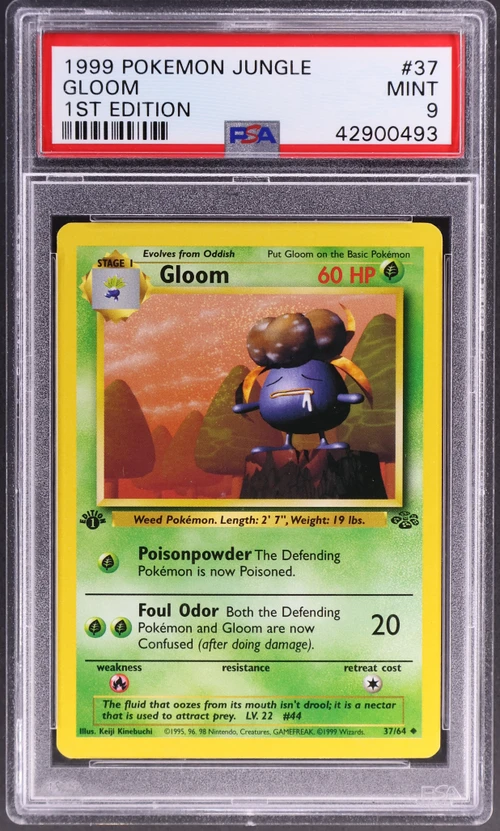1999 Pokemon Jungle #37 Gloom 1st Edition