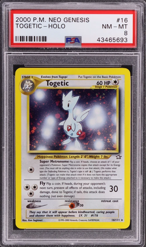 2000 Pokemon Neo Genesis #16 Togetic-Holo