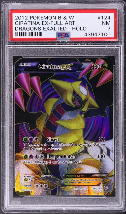 2012 Pokemon Black & White Dragons Exalted #124 Full Art / Giratina Ex