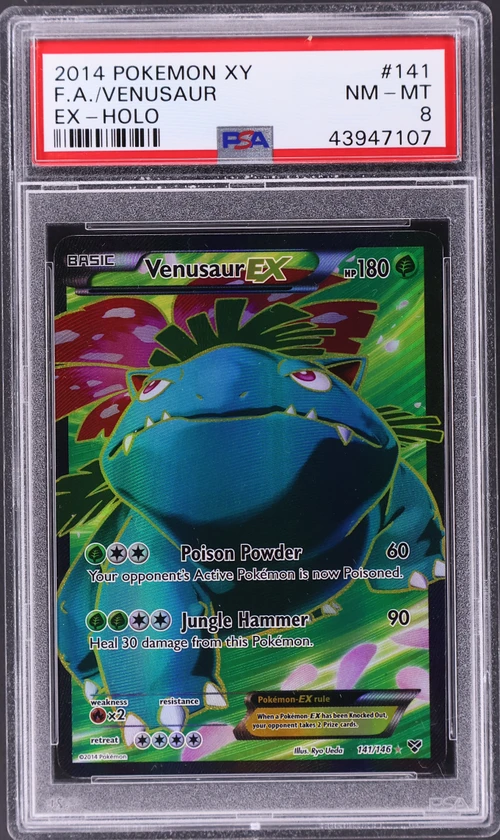 2014 Pokemon Xy #141 Full Art / Venusaur Ex