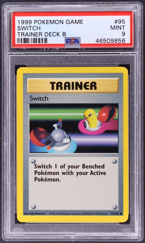 1999 Pokemon Game #95 Switch Trainer Deck B