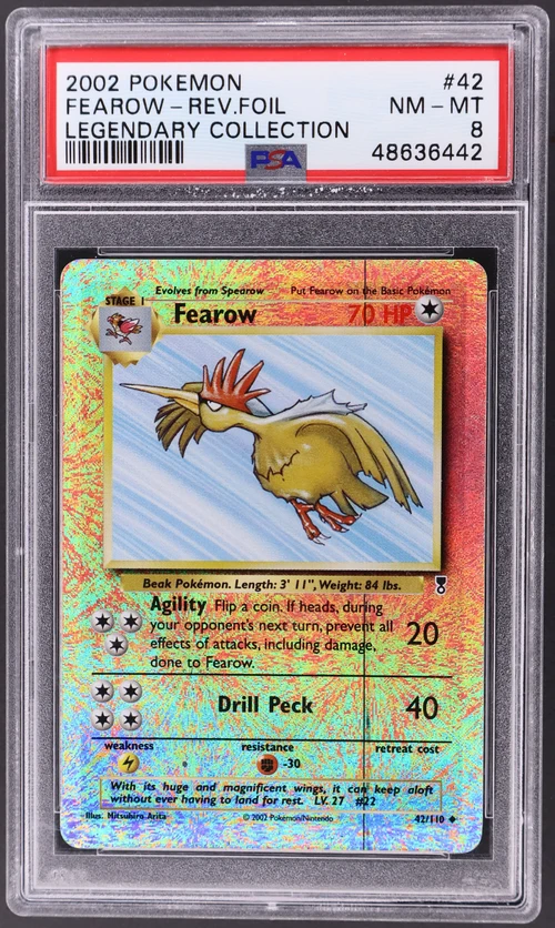2002 Pokemon Legendary Collection #42 Fearow-Reverse Foil