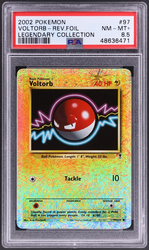 2002 Pokemon Legendary Collection #97 Voltorb-Reverse Foil