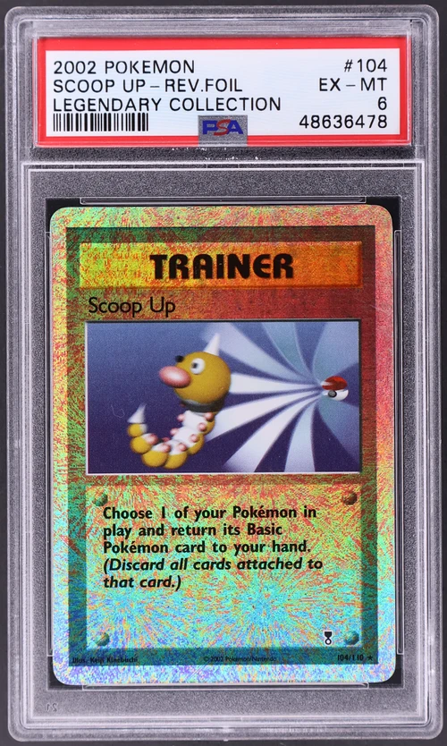 2002 Pokemon Legendary Collection #104 Scoop Up-Reverse Foil