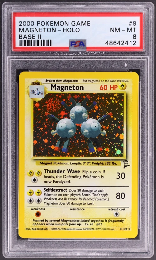 2000 Pokemon Game Base II #9 Magneton-Holo