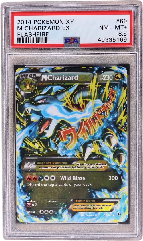 2014 Pokemon Xy Flashfire #69 M Charizard Ex